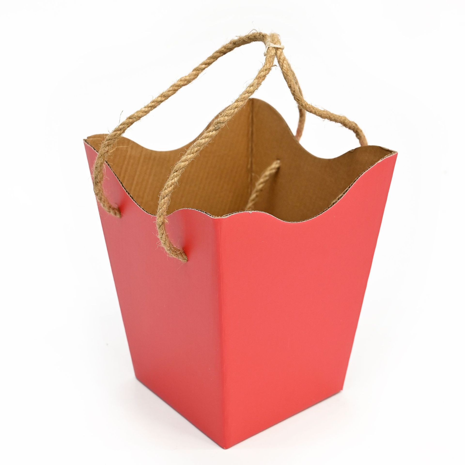Factory hand-held flower boxes, popular flower packaging bags, bouquets, hard-shell kraft paper hand-held bags, birthday and Valentine's Day gifts Application Scenario