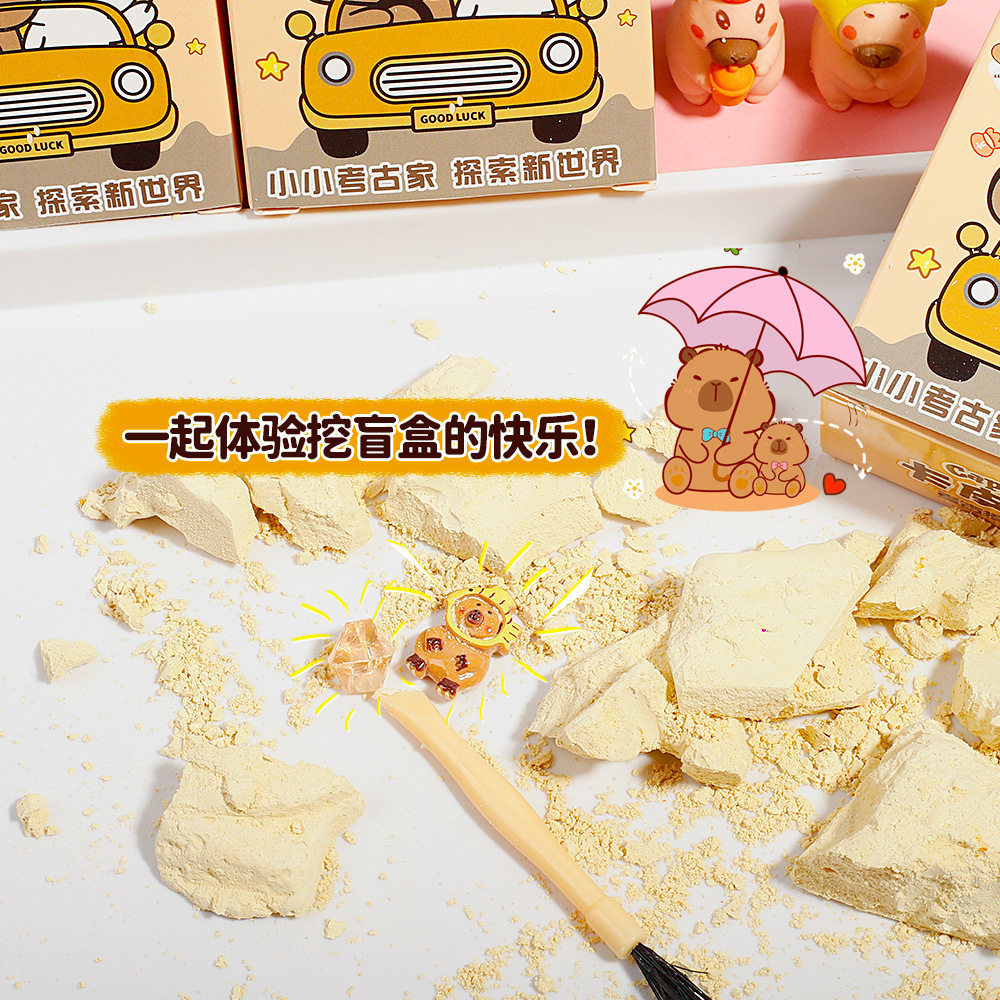Kapi Bala Children's Archaeological Treasure Hunt, Educational Gypsum DIY Treasure Hunt Blind Box, Small Gift Activity Application Scenario