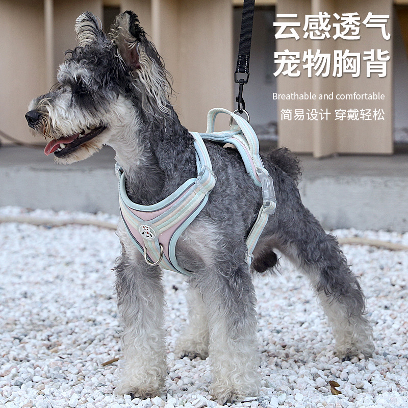 云感透气宠物胸背狗用宠物伸缩带牵引绳宠物牵引用品宠物胸背狗狗用品