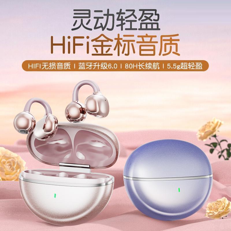 The new GTS15 wireless Bluetooth headphones, featuring a sporty over-ear clip-on design, are compatible with high-quality noise cancellation from Huawei and SONY details Picture