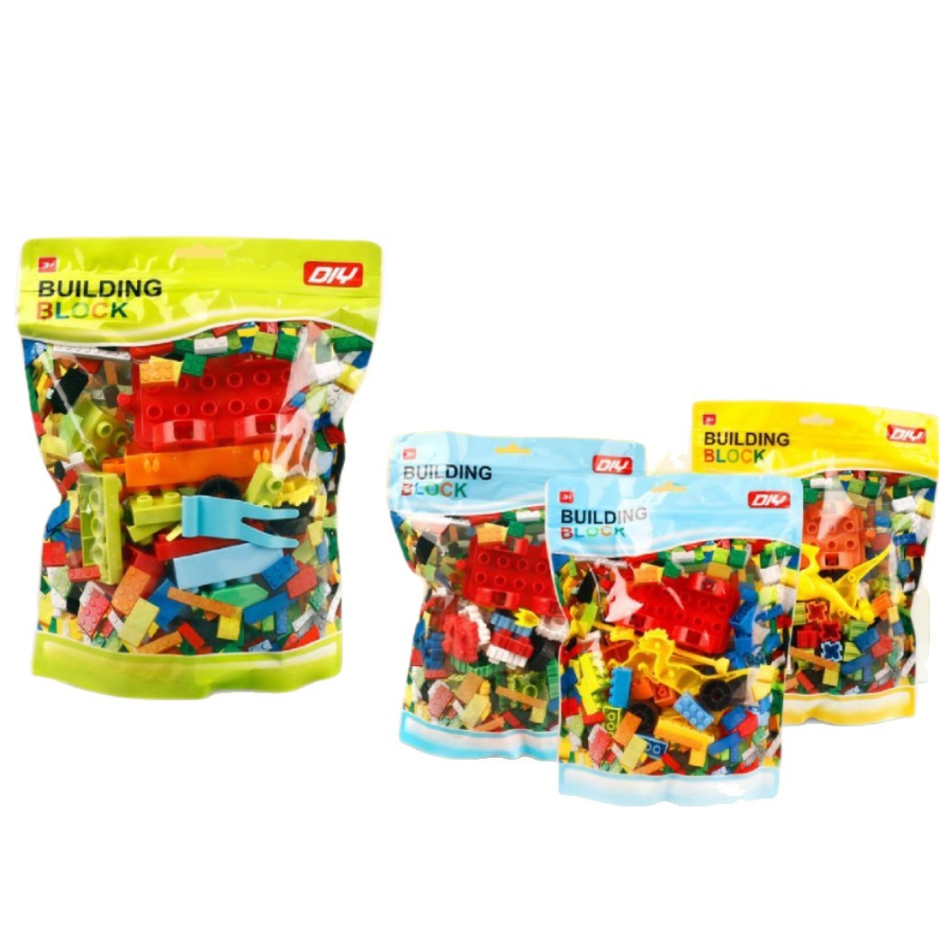 Wholesale of four types of mixed sets of kindergarten desktop toys, baby assembly and building blocks, and educational early education building blocks for boys and girls Item Picture