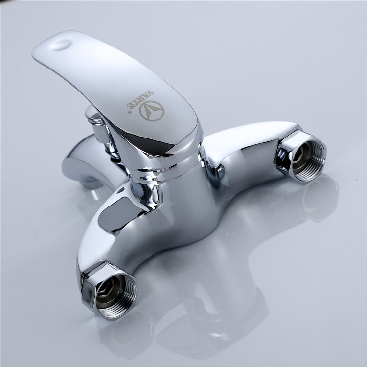 Cross-border foreign trade payment wall-mounted sun concealed three-in-one shower faucet, zinc alloy concealed bathtub shower faucet Specification image