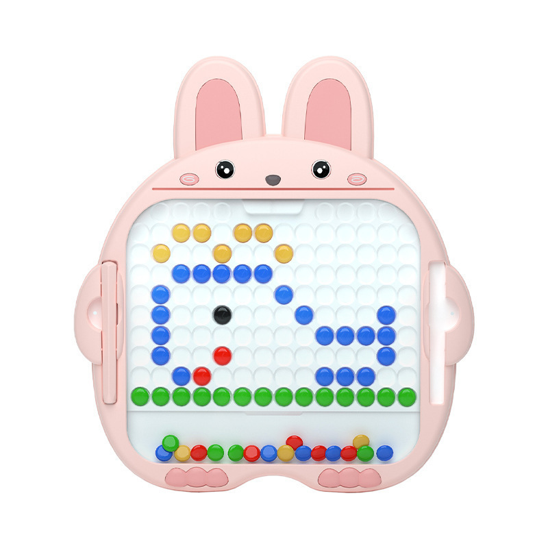 Cross-border best-selling cute rabbit magnetic pen drawing board, magnetic pen control, baby enlightenment, children's educational toy wholesale Item Picture