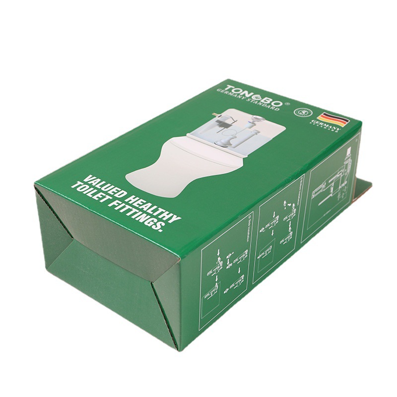 纸盒彩盒/一片式包装盒/彩印纸盒/白盒/礼品盒pvc白底实物图