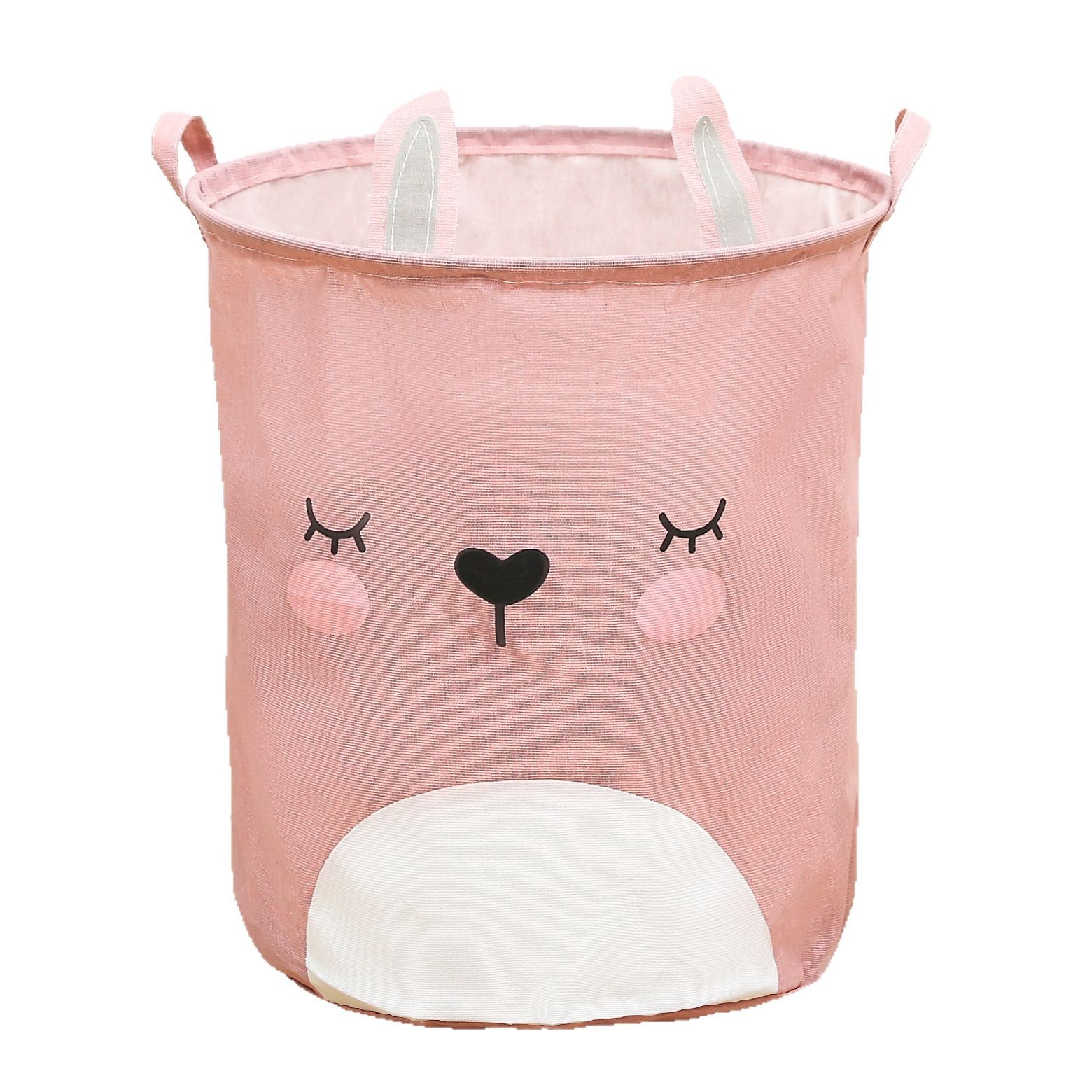 Fabric cartoon children's clothes storage bucket, foldable children's toy storage basket, dust-proof dirty clothes basket, creative living room Item Picture