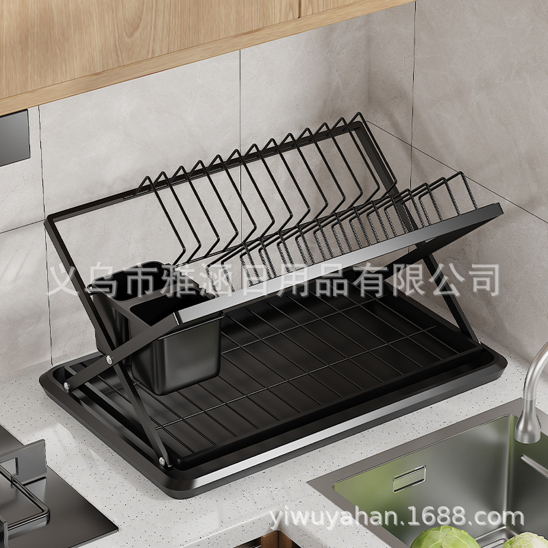 厨房碗筷架不锈钢沥水架多层收纳架防锈耐用产品图