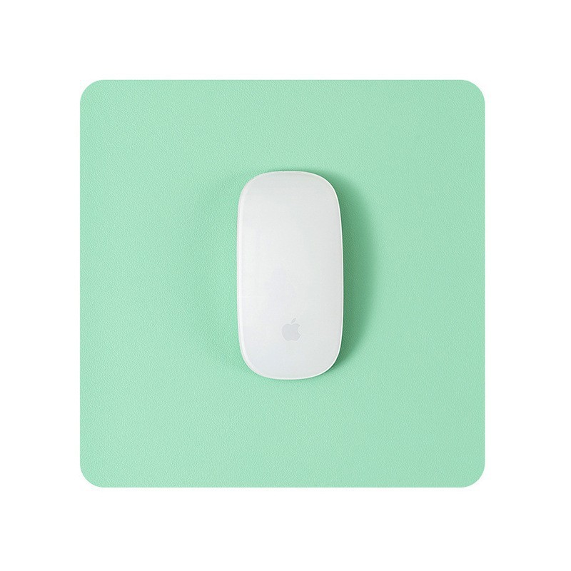 Leather mouse pad, anti-slip, laptop desk pad, mobile phone bulk order, LOGO pattern, simple mouse pad Item Picture