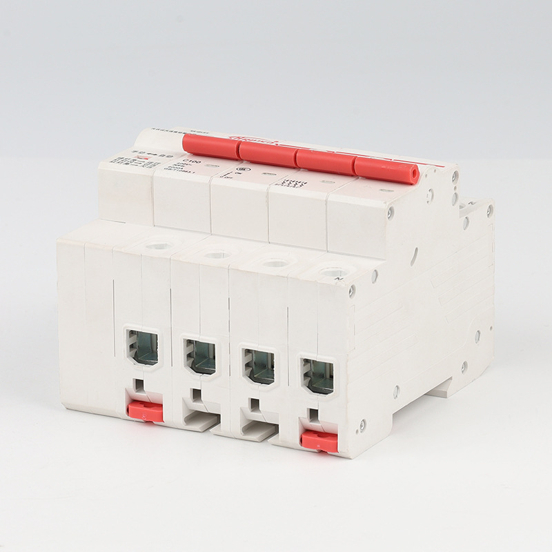 C100 DC photovoltaic circuit breaker distribution box anti-misoperation tripping photovoltaic air switch intelligent miniature circuit breaker details Picture