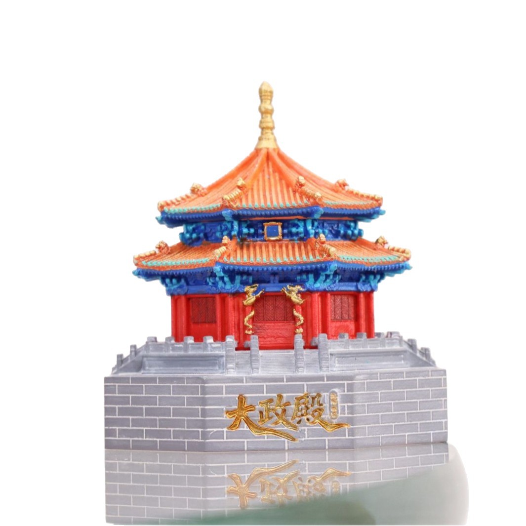 Dazheng Hall refrigerator magnets with exquisite details and ancient-style decoration. Direct supply from the manufacturer, one-piece consignment. Welcome to inquire. Item Picture