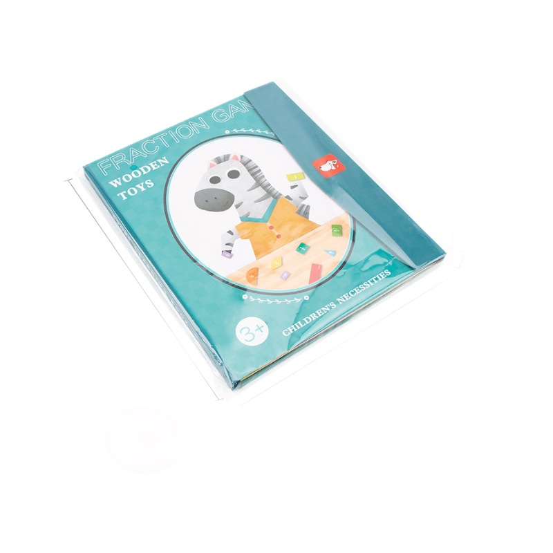 磁性分数学习盘演示器磁力磁吸分数盘三年级数学教具分子分母加减白底实物图