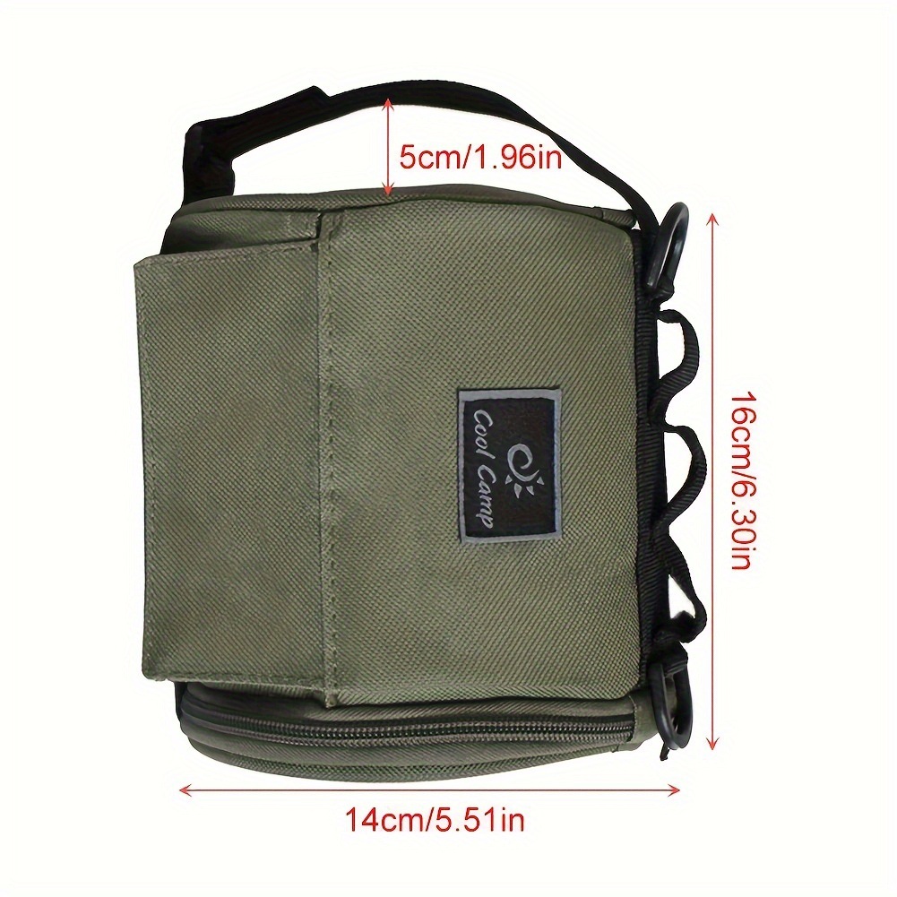 Cross-border outdoor camping toilet paper rolls, multi-functional tissue paper storage bags, table and chair hanging picnic bags, tissue paper holders, portable tissues Specification image