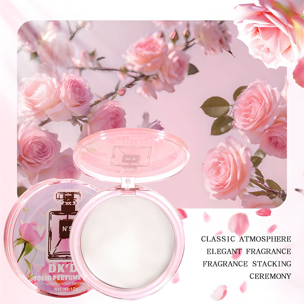 【跨境专供】DK'DE固体香膏持久留香清新淡雅便携涂抹式香体膏