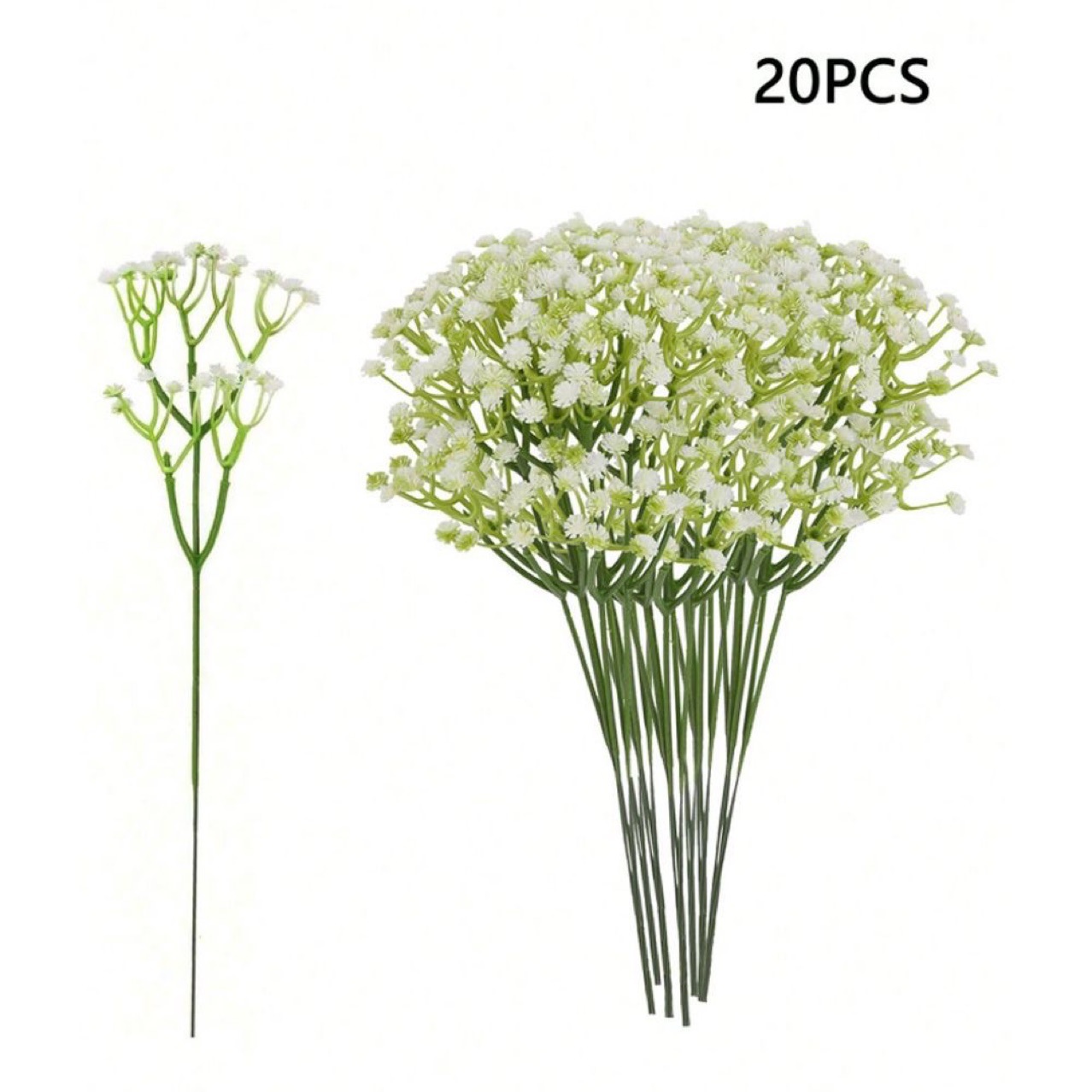 厂家批发仿真小清新满天星仿真花路引拍照道具摆件婚礼婚庆装饰品