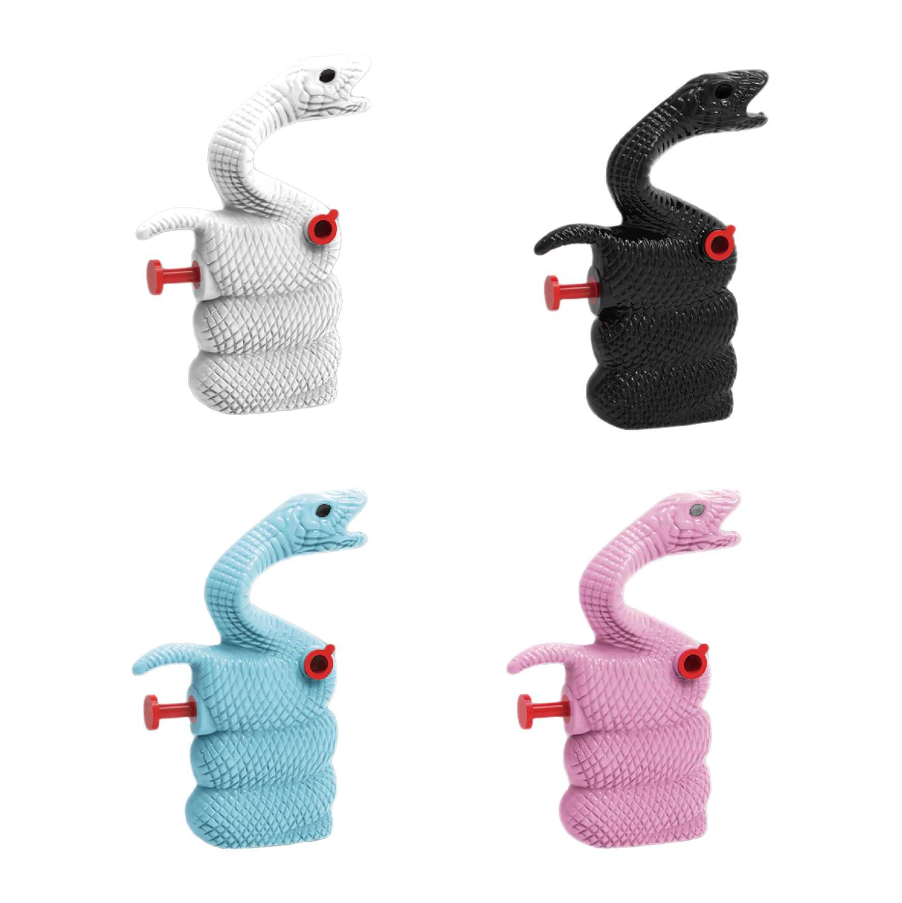 Cartoon snake water guns, snake-shaped water play and water fights, children's toys, summer rafting, hot sales, night market square street stalls Item Picture