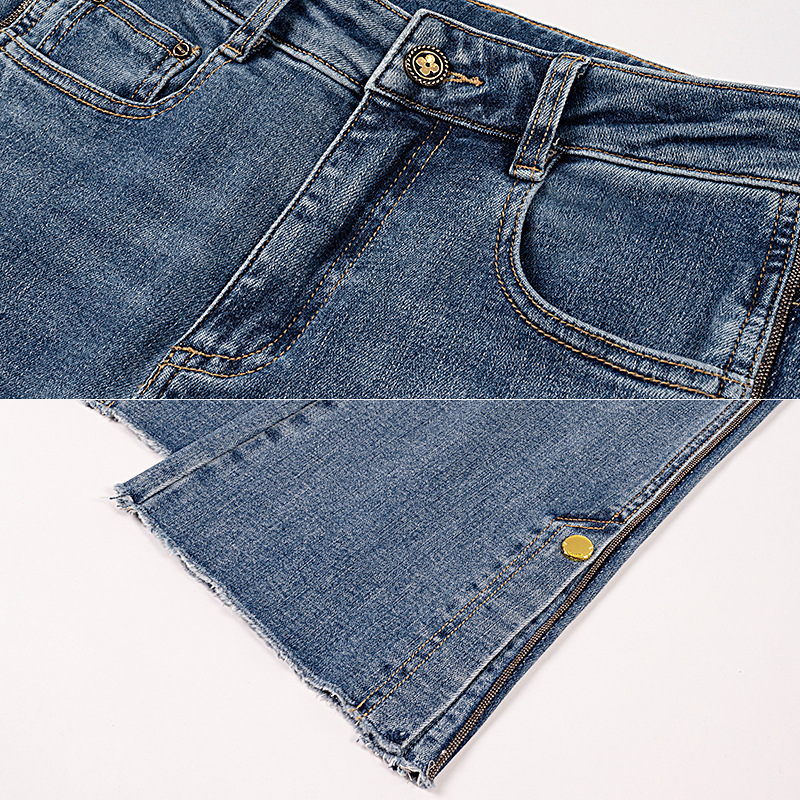 女式牛仔裤实物图