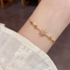 A unique, stylish, full-diamond star bracelet for women, with a touch of individuality, light luxury, versatility, and a sense of high-end sparkle. Source manufacturer Application Scenario