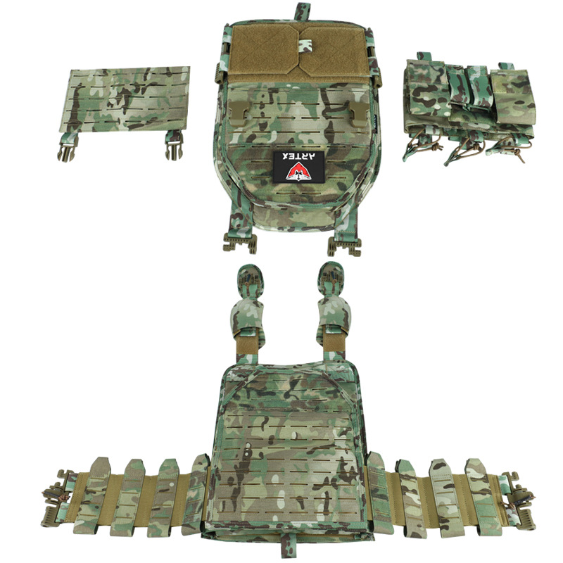 Yitu Cross-border Quick-release 500D nylon tactical vest, tactical outdoor equipment, Laser 6094 tactical vest and vest gear Specification image