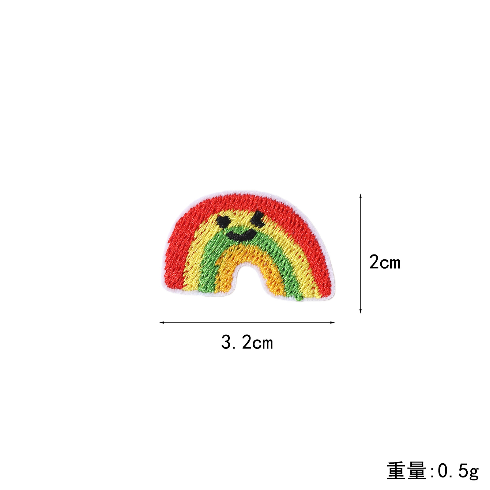 Cartoon bear vase, heart-shaped letter embroidered fabric, label stamp, children's clothing accessories, jewelry parts, self-adhesive patch Specification image