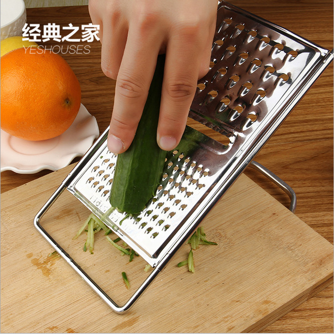Multi-purpose grater, household grater, multi-functional vegetable cutter, potato shreds, radish shreds and slices, kitchen tools