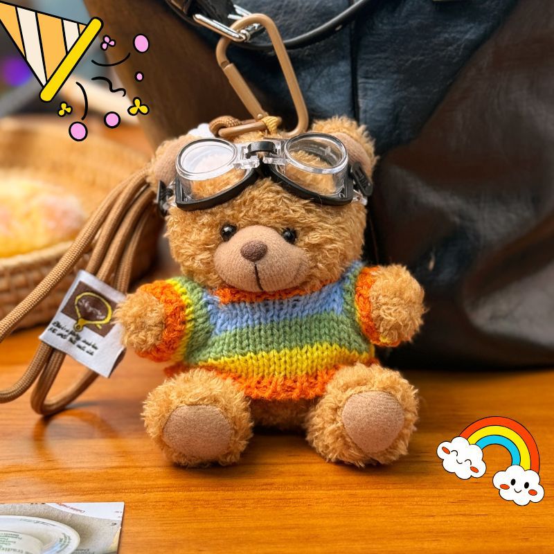 Glasses, teddy bears, plush toys, children's toys, best-selling internet-famous dolls, bags, pendants, diy clothes, dolls