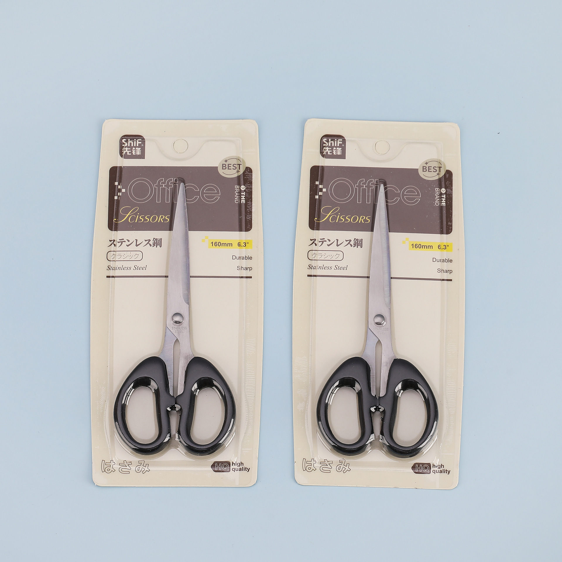 Pioneer 1507 stainless steel household scissors, children's and students' scissors, thread sewing scissors, hand paper-cutting stationery scissors details Picture