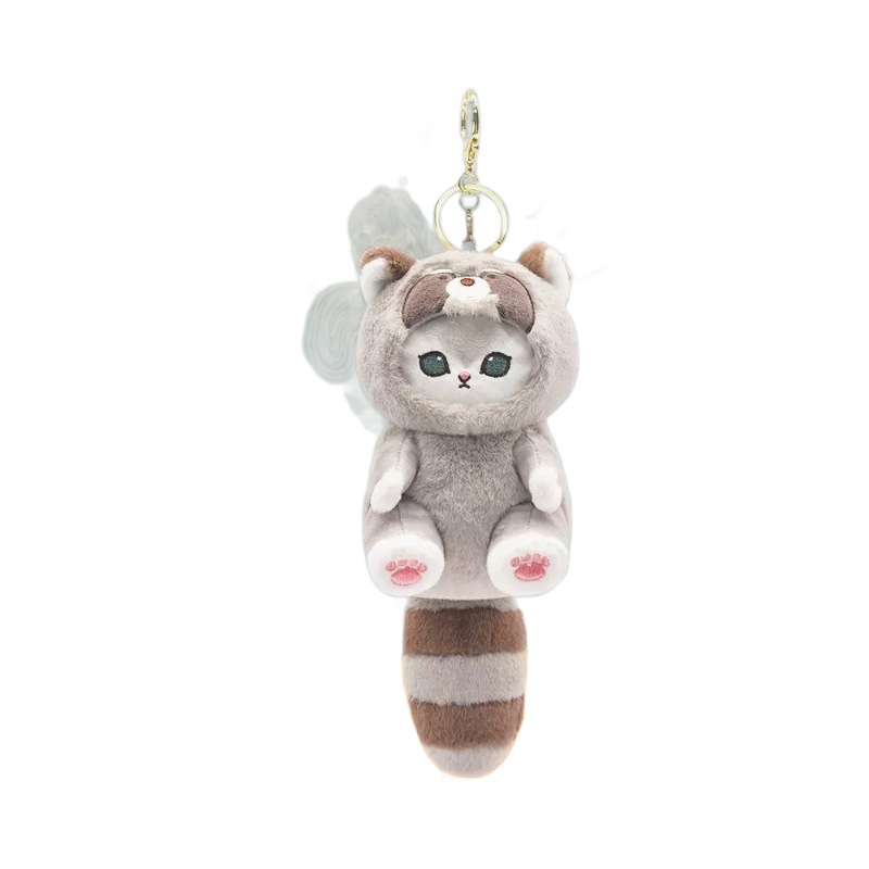 mofusand Shark Cat plush toy, cute cartoon plush doll pendant, birthday gift Item Picture