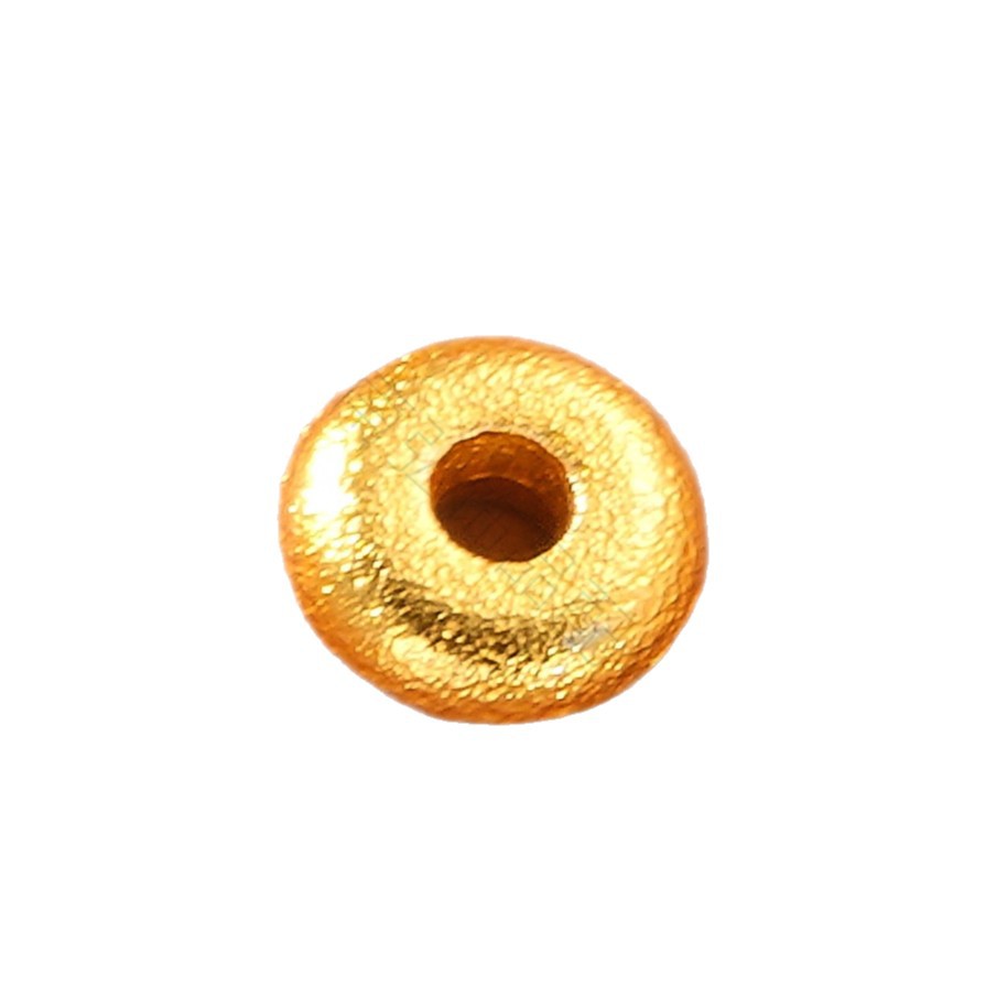 Ancient-style Vietnamese sand gold color-preserving circular wheel beads, high-end bracelet, necklace, DIY jewelry accessories Item Picture