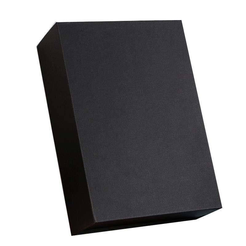 Wholesale of black folding one-piece flip cover packaging box, magnetic hard paper packaging box with top and bottom covers, gift box Application Scenario