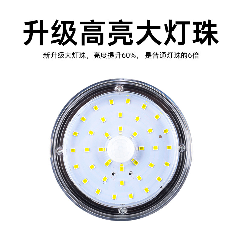 Cross-border new outdoor solar-powered sensor pull wire wall lamp simulation monitoring, no need for charging, large-capacity garden lamp