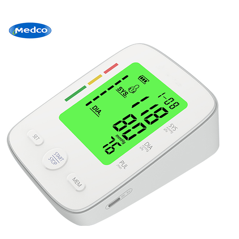 Cross-border exclusive electronic blood pressure monitor, high-precision large-screen home blood pressure monitor, fully automatic blood pressure measuring instrument