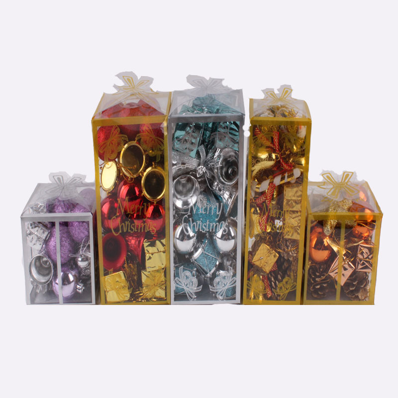 The manufacturer wholesals 24 sets of accessories for the Star Language Christmas tree, including multiple boxes and Christmas bags Item Picture