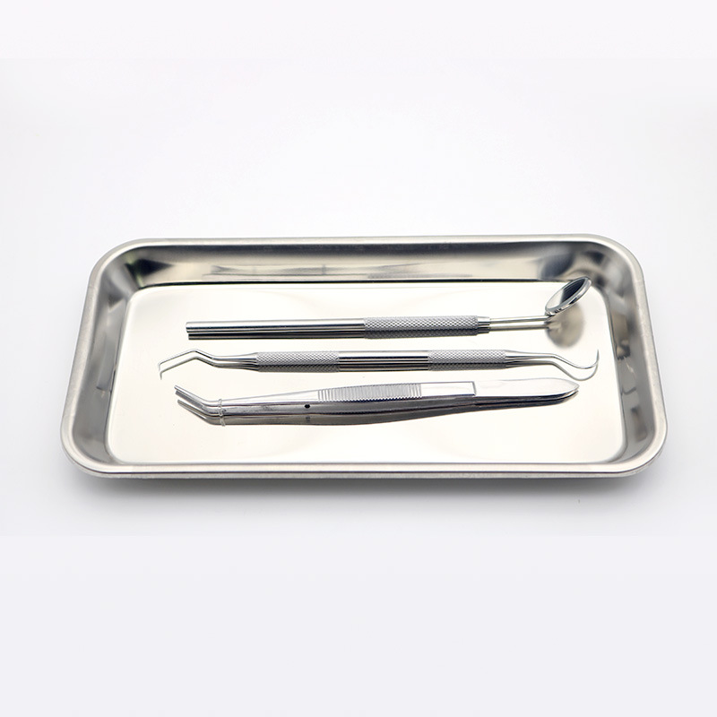 Cross-border exclusive dental examination set, stainless steel oral hygiene instrument kit, observation mirror, teeth cleaning kit Specification image
