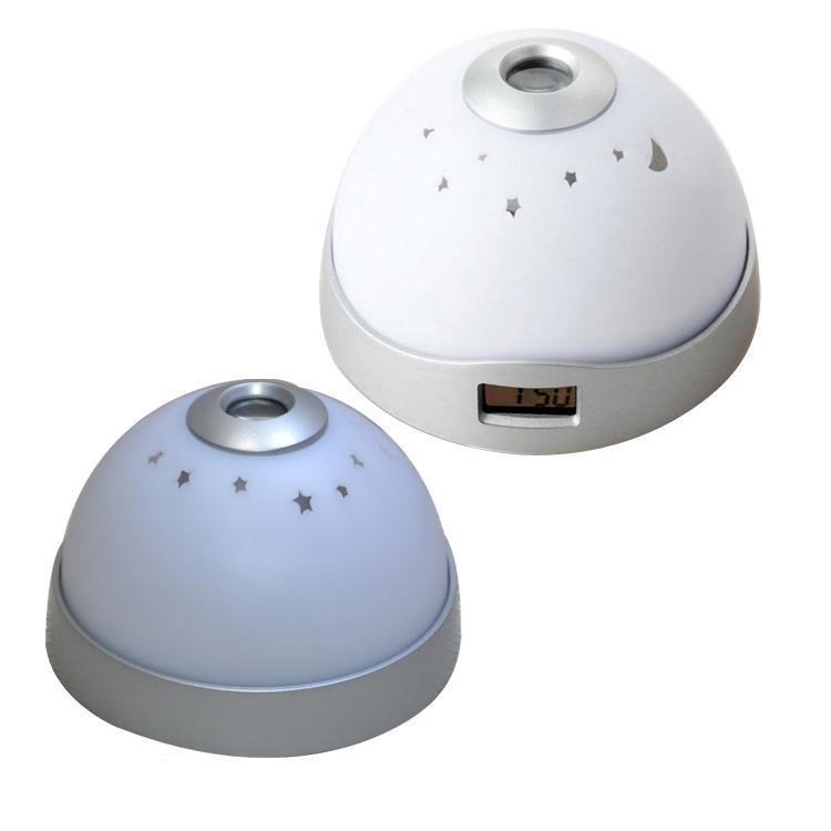 Star and moon projection alarm clock, projection clock, table clock, projection clock, hemispherical led electronic alarm clock are available in stock Item Picture