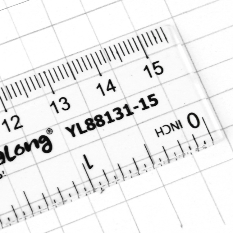 A 15-centimeter Yalong cross-border plastic flexible ruler for school supplies Application Scenario