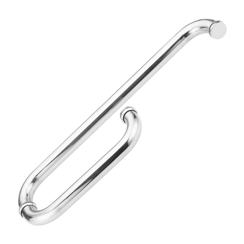 Manufacturer 304 shower room handle, hotel bathroom glass door handle, main door sliding door stainless steel handle Item Picture