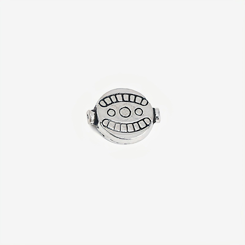 New ancient silver fashionable retro straight hole bead diy bracelet, bangle, necklace, beaded and scattered bead spacer jewelry accessories Item Picture