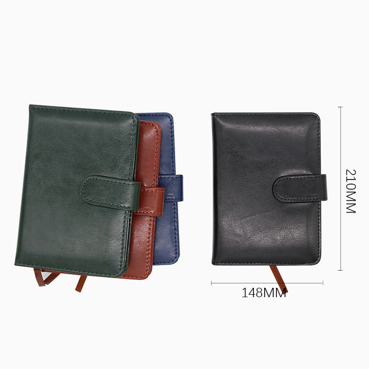 Yalong Cross-border PU Leather A5 notebook, small square Russian-specific notebook, soft leather printed notebook Item Picture