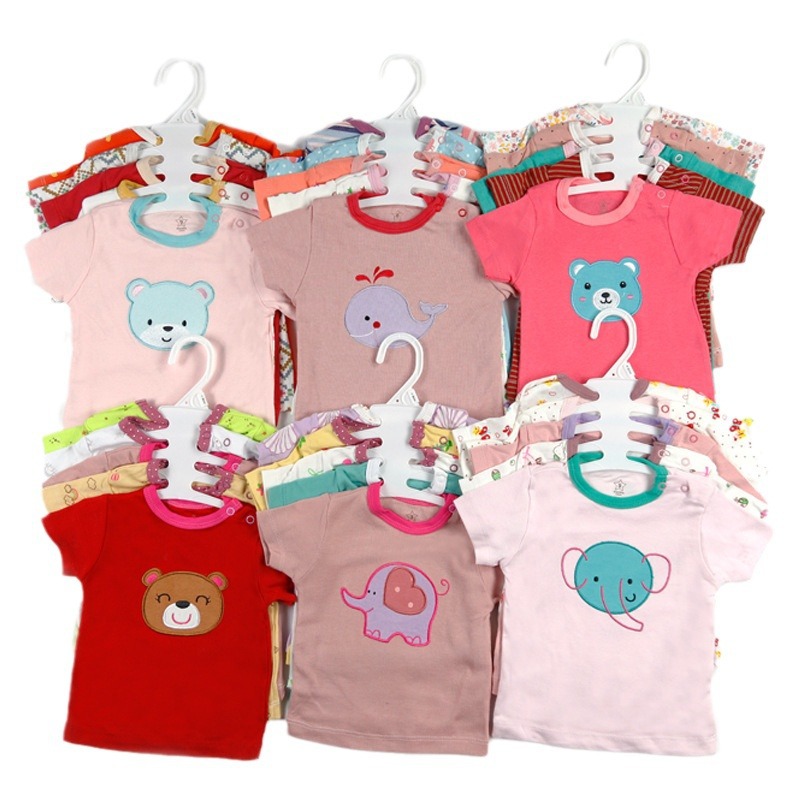New short-sleeved T-shirts for European and American babies' cross-border exclusive supply in 2025 are a bestseller for foreign trade on AliExpress and wish Item Picture