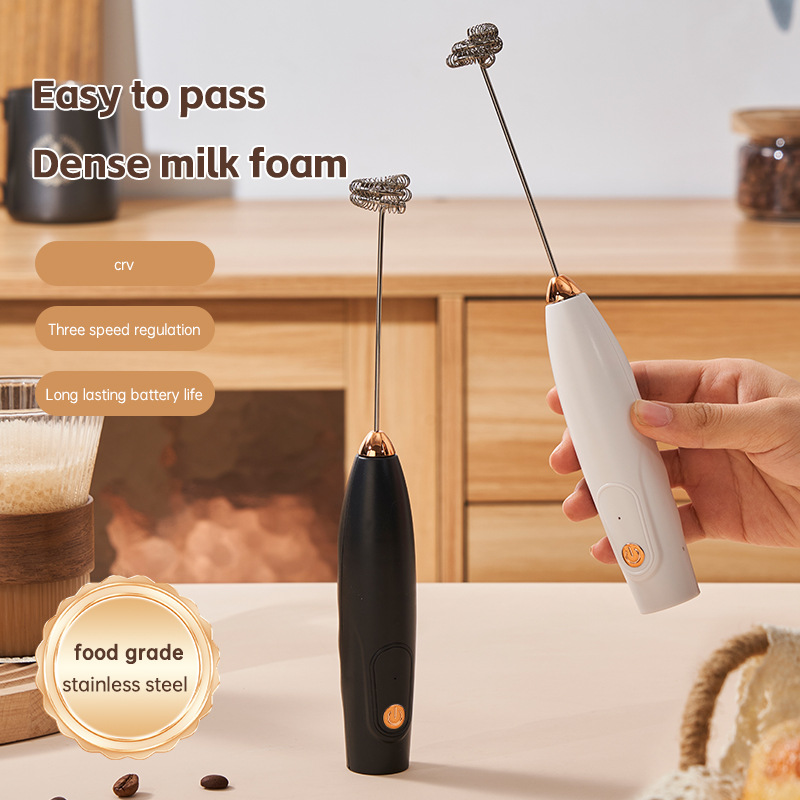 USB充电咖啡奶泡器/手持奶泡机/榨汁产品图