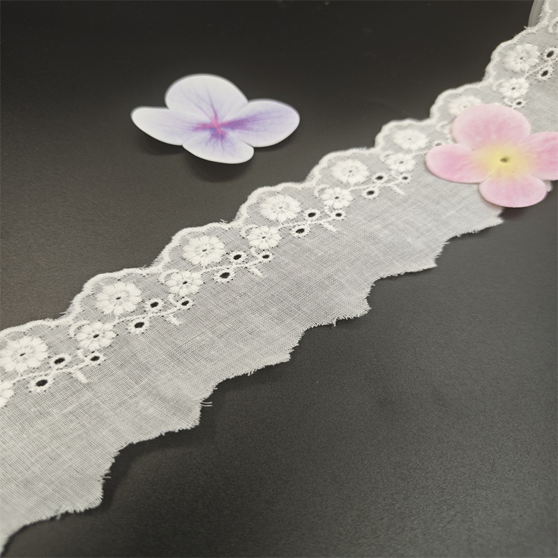 花边/灰色蕾丝花边/手工钉珠/纸制品花边/服装边辅料细节图