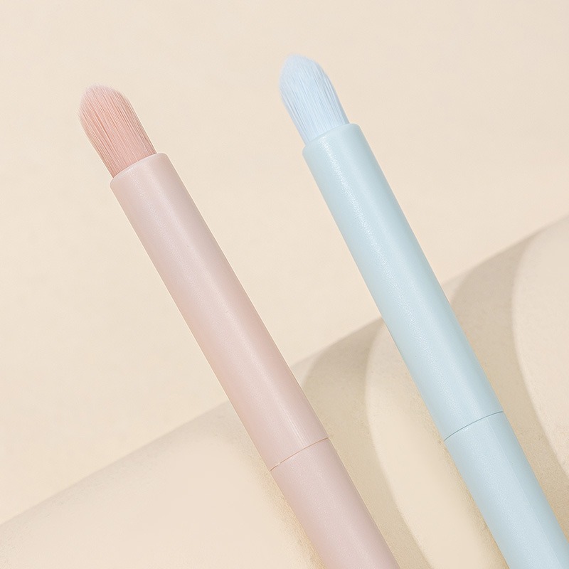 瑛秀美新款糖果色超柔软化妆刷高光刷外贸专供单支鼻翼刷遮瑕刷唇刷美妆工具批发细节图