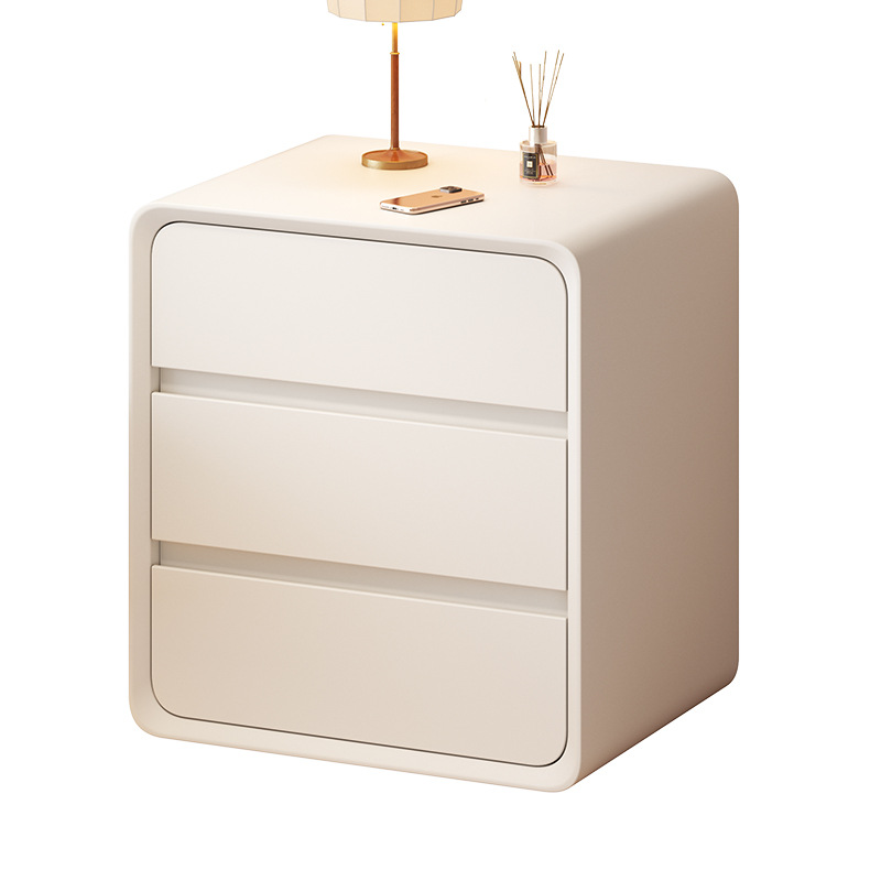 Small, modern, simple and extremely narrow bedside table, cream-style ultra-narrow 2025 new mini slit storage rack Item Picture