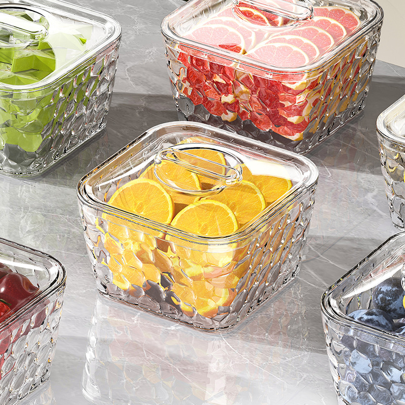 透明三层带盖糖果盒新年客厅干果水果盘花生坚果分类多层糖果盘细节图