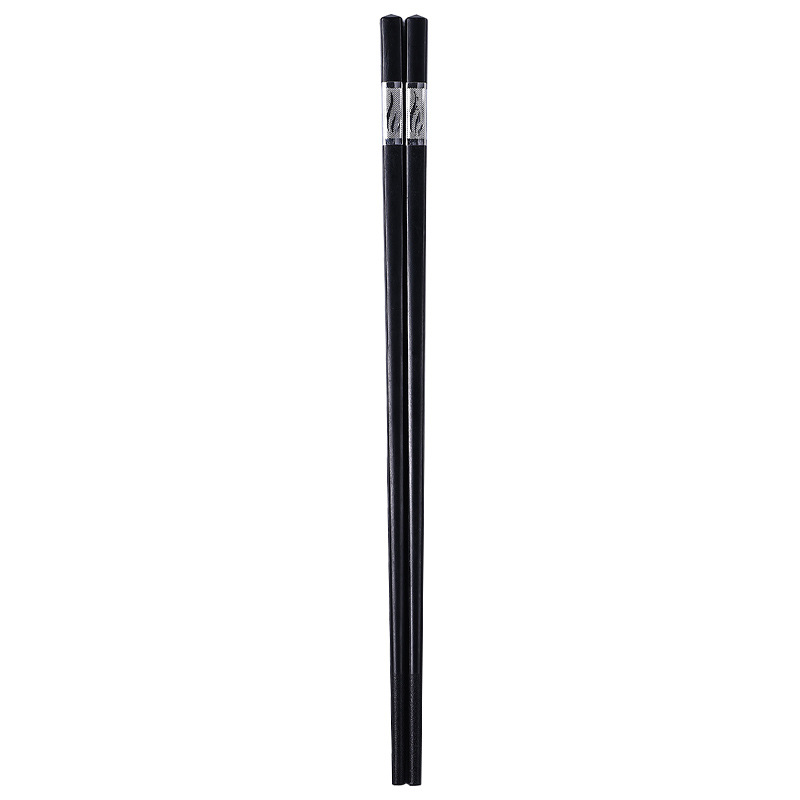 Black high-temperature resistant alloy anti-slip new household chopsticks, commercial and hotel non-fading chopsticks wholesale Application Scenario