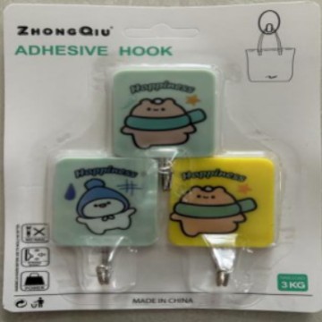 Light luxury transparent hooks without drilling, multiple styles of load-bearing adhesive hooks, high appearance level hooks for kitchen and bathroom, versatile for home use details Picture