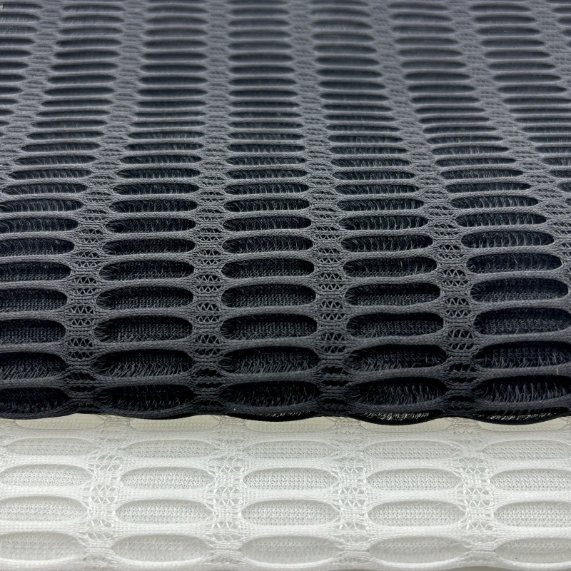 Polyester breathable long-eye sandwich mesh fabric, baby carrier, bedside fence, car seat cushion, office chair fabric, Daye Sandwich series details Picture