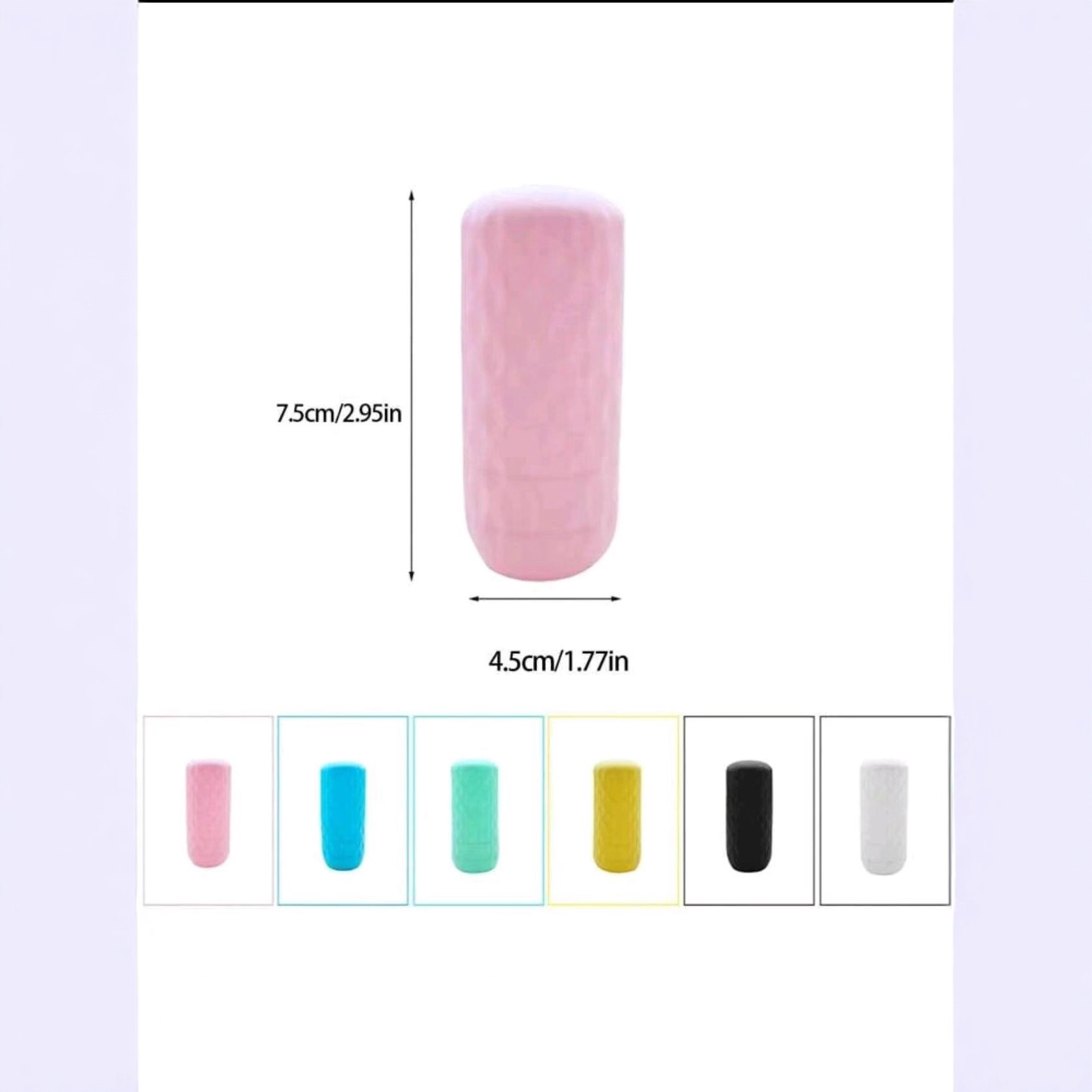 Cross-border dispensing bottle protective cover, stretchable shampoo and body wash outdoor travel set, silicone leak-proof bottle cap cover details Picture
