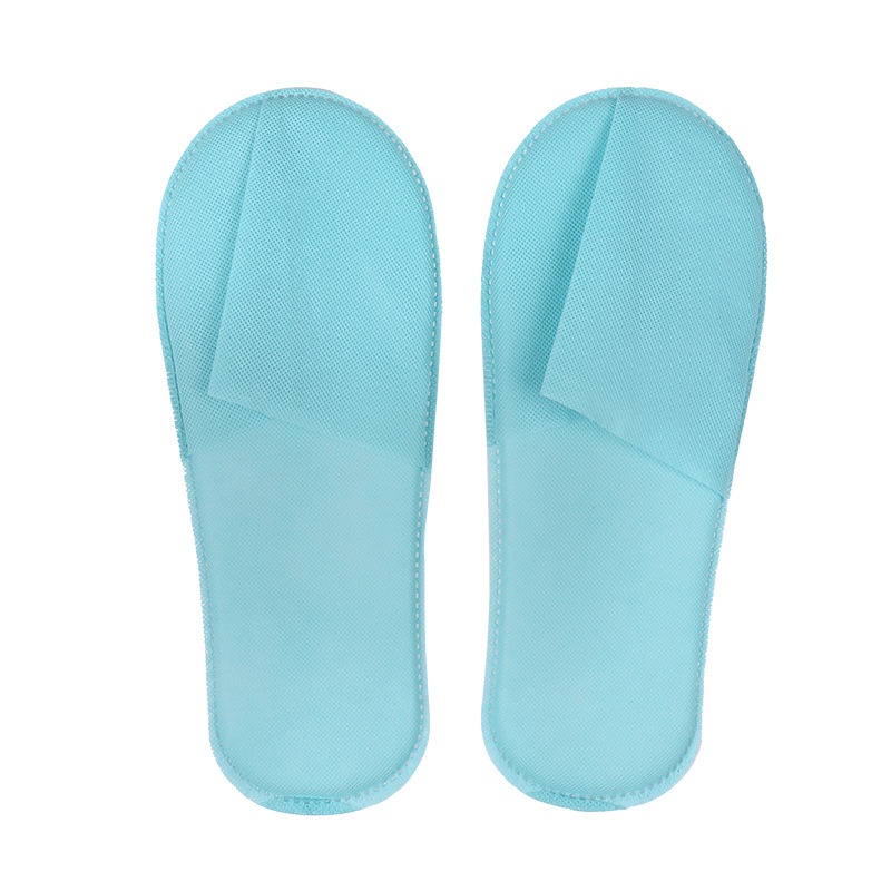 酒店专用一次性拖鞋100双装连锁宾馆无纺布加厚防滑室内批发耐用白底实物图