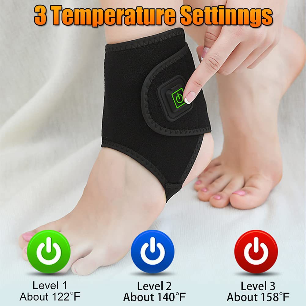 USB electric heating ankle guard for warmth, heating, joint protection, physiotherapy, body warming, hot compress and heating ankle guard in stock Application Scenario