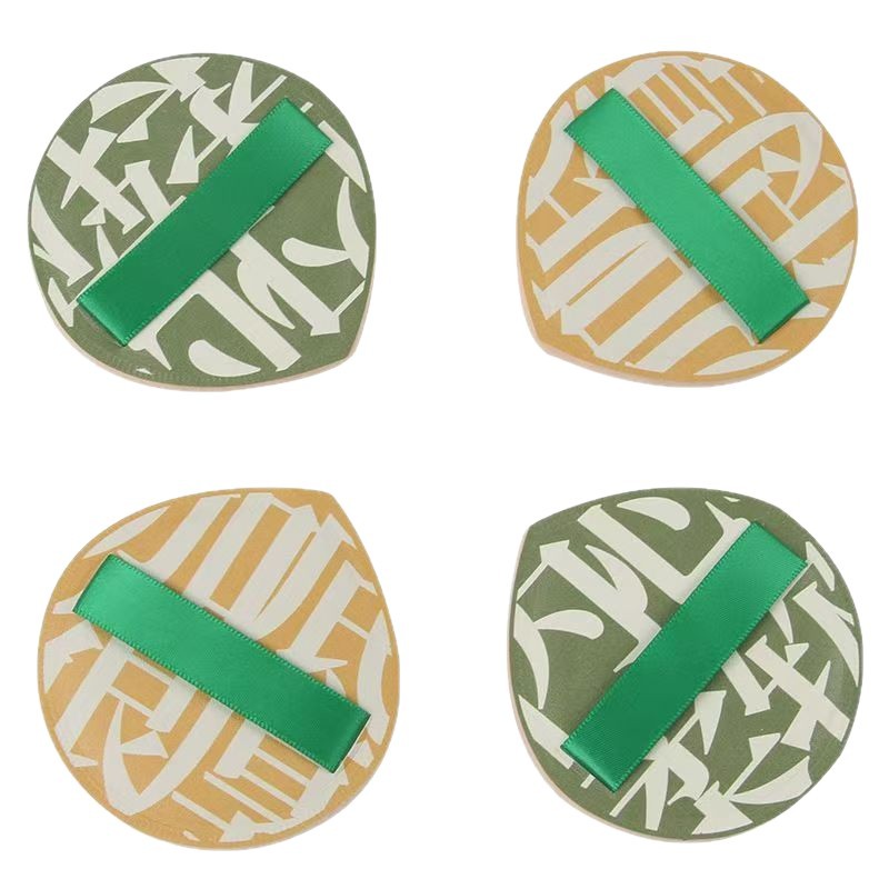 柔软服帖扑拇指粉扑海绵美妆粉扑干湿两用不吃粉上妆轻盈厂家直销白底实物图